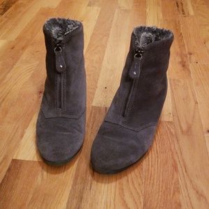 Real Suede Leather Booties Sporto Brand Very Cute